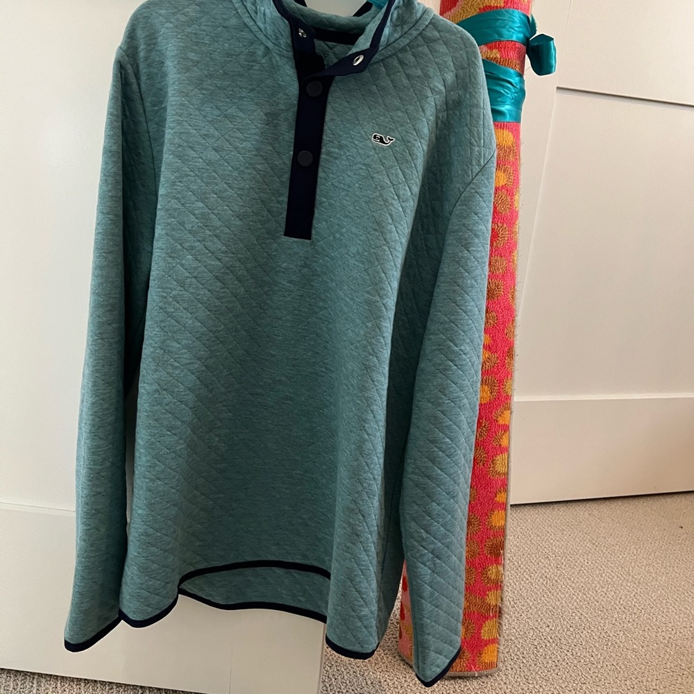 Vineyard Vines Green Shep Sweater Boys XL NWOT